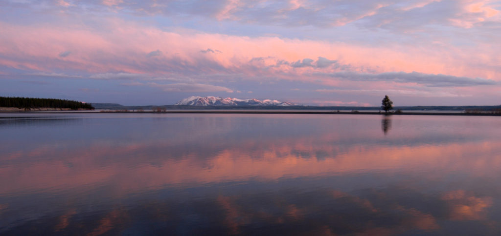 Some Yellowstone National Park visitors have reported hearing odd sounds in the skies above Yellowstone Lake on clear days in the early mornings. (Ruffin Prevost/Yellowstone Gate - click to enlarge)