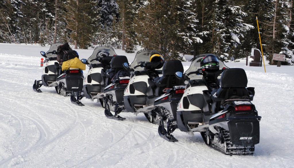 Is snowmobiling legal in Yellowstone?
