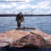 Fishing Cone in Yellowstone National Park.