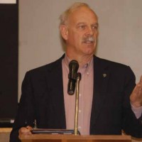 Yellowstone National Park Superintendent Dan Wenk speaks Monday to tourism business leaders in Cody, Wyo. (Ruffin Prevost/Yellowstone Gate)