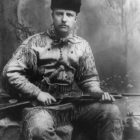 Theodore Roosevelt was an avid outdoorsman and enthusiastic big game hunter. (click to enlarge)