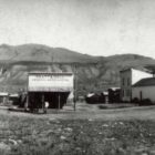 downtown Gardiner Montana in 1890