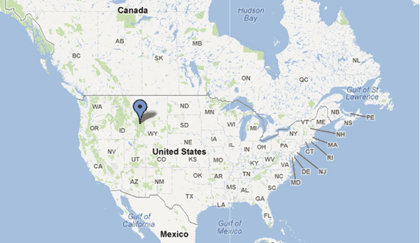 where-is-yellowstone-global Where is Yellowstone National Park - a global perspective