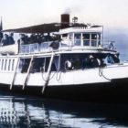 The ZIllah was a boat used by the Wylie tour company to take early Yellowstone Park visitors on scenic cruises on Yellowstone Lake. (NPS photo - click to enlarge)