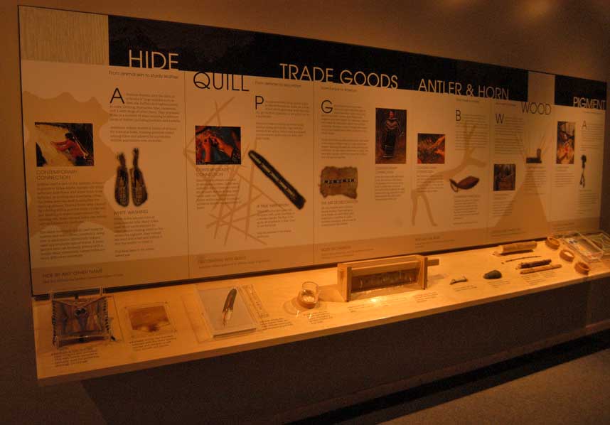 New interpretive displays for the David T. Vernon Collection are part of a renovation of the Colter Bay Visitor Center in Grand Teton National Park.(Yellowstone Gate/Ruffin Prevost - click to enlarge)