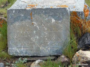 Kite Hill Cemetery headstone