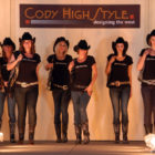 Models show off accessories by Kippys on Wednesday during the Cody High Style Fashion Show in Cody, Wyo. (Ruffin Prevost/Yellowstone Gate - click to enlarge)