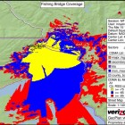 A map from Verizon Wireless shows signal coverage from a proposed cell phone tower planned for the area around Lake Hotel in Yellowstone National Park. (click to enlarge)