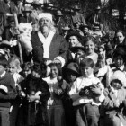 Buffalo Bill Cody never celebrated Savage Christmas in Yellowstone. But he did dress as Santa Claus while visiting a group of kids in Arizona during Christmas of 1910. (Buffalo Bill Historical Center - click to enlarge)
