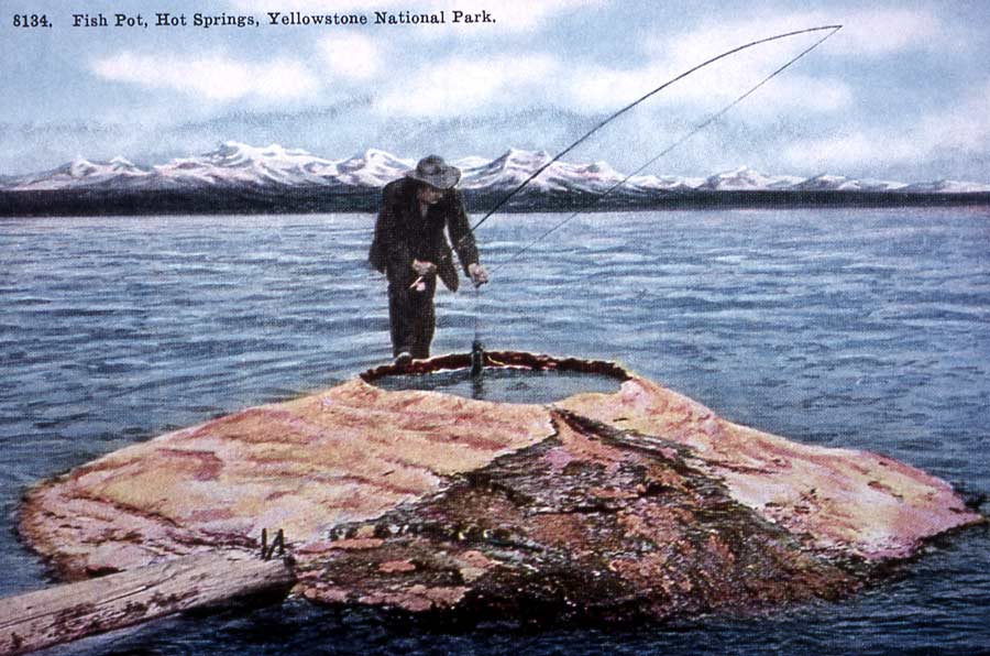 An 1880s tale of catching and cooking a fish on same line in Yellowstone