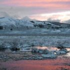 Lucky timing and a little hustle yielded an otherworldly landscape shot at Swan Lake in Yellowstone National Park. (©Meg Sommers - click to enlarge)