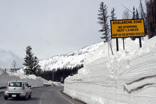 Wyoming gateway towns Cody and Jackson are considering raising private funds to plow Yellowstone National Park roads on time for scheduled spring openings. (Ruffin Prevost/Yellowstone Gate)