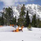 Road plowing along Teton Park Road in Grand Teton National Park is set to begin April 1. (NPS photo - click to enlarge)