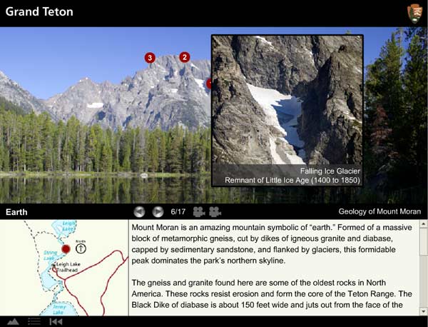 Visitors can go online to take a "virtual hike" around String Lake in Grand Teton National Park.