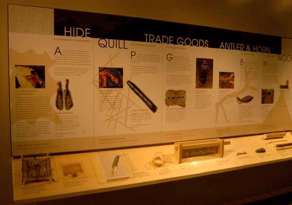 A museum at the Colter Bay Visitor Center in Grand Teton National Park tells the story of native peoples of the region and the surrounding intermountain West. (Ruffin Prevost/Yellowstone Gate)