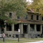 The Albright Visitor Center in Yellowstone National Park was originally built as bachelor officer’s quarters by the United States Army in 1909.