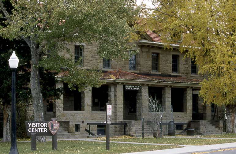 The Albright Visitor Center in Yellowstone National Park was originally built as bachelor officer’s quarters by the United States Army in 1909.