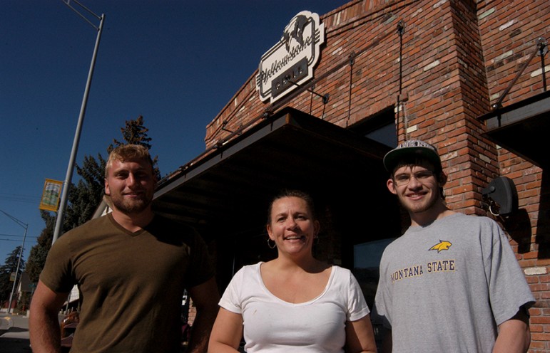Aaron Van Egmond, Schalene Darr and Hayden Darr report that the October shutdown of Yellowstone National Park meant a 50 percent drop in revenues at the Yellowstone Grill in Gardiner, Mont. (Ruffin Prevost/Yellowstone Gate)