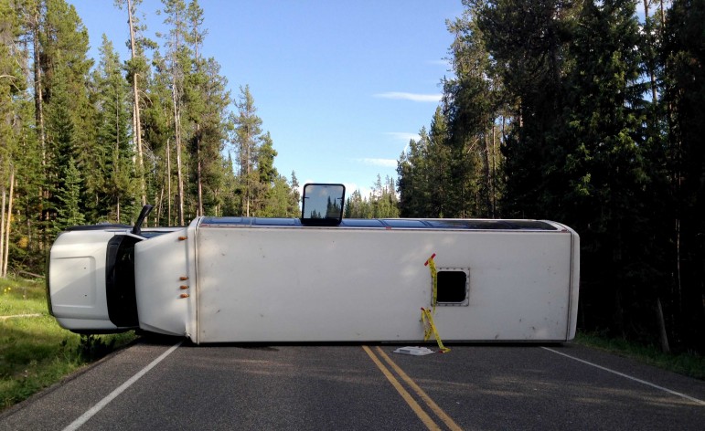 A bus crash Thursday in Grand Teton National Park injured all 27 people in the vehicle.