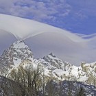 A 'cloud dance' over the Grand Teton captured the attention of many this week in Grand Teton National Park.
