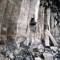 A cave found along the boundary of Yellowstone National Park was revealed after a shift in basalt columns similar to those found in the park's northern range.