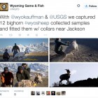 Researchers with the Wyoming Migration Initiative post images form their work on social media channels.