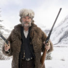 Actor Kurt Russell appears in the upcoming film "The Hateful Eight" wearing a bison hide coat created by Merlin Heinze of Thermopolis, Wyo.