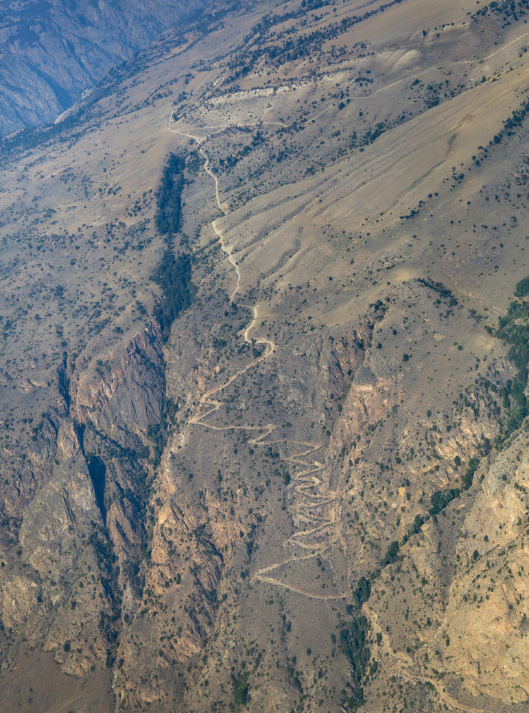 Steep switchbacks make the Morrison Jeep Trail out of the Clarks Fork Canyon a challenging trip for four-wheelers.